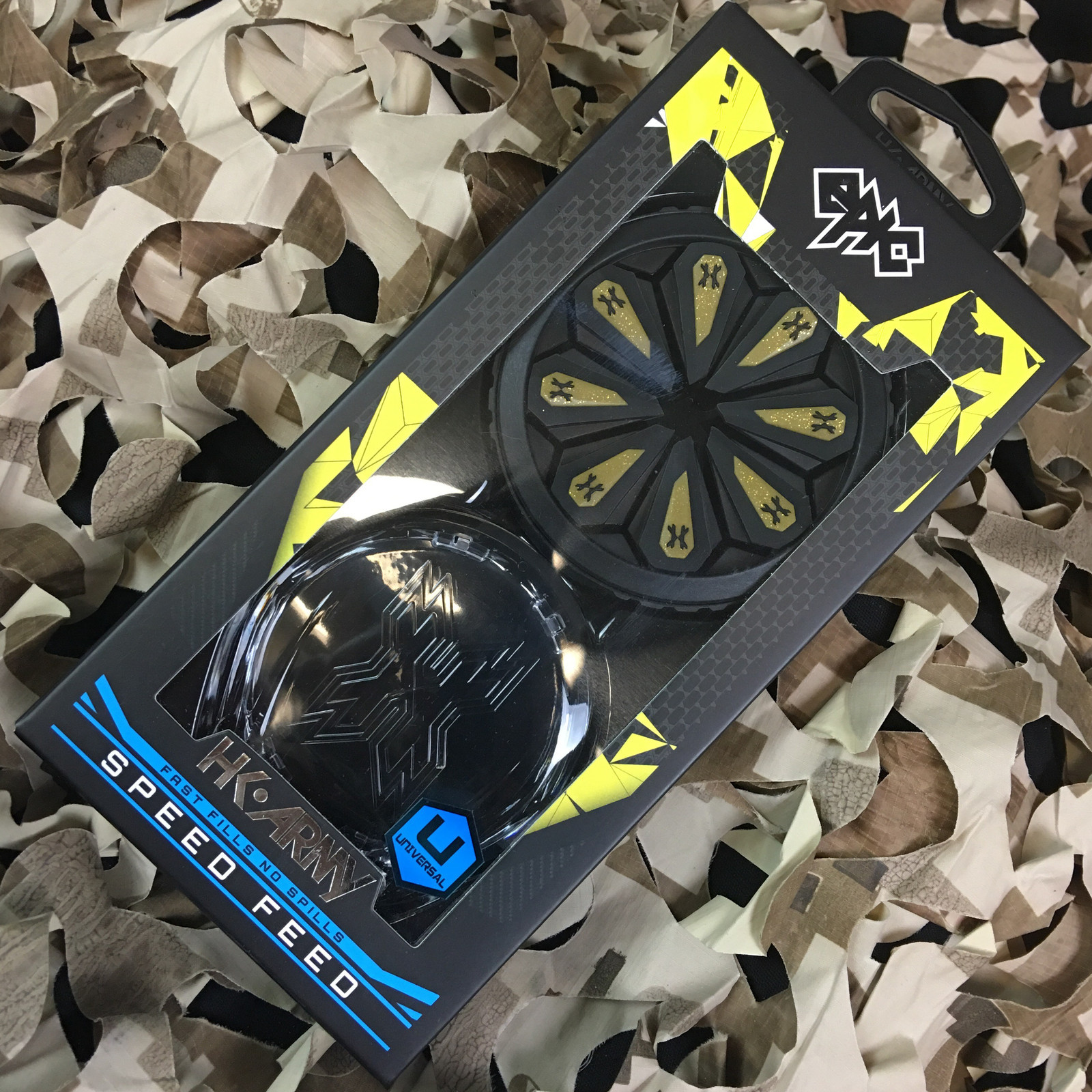 NEW HK Army Epic 2.0 Universal Halo Speed Feed Gate - Black/Gold