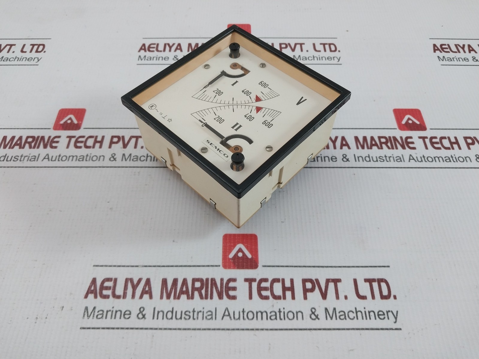 SEMCO Double Voltmeter 0-600 V
