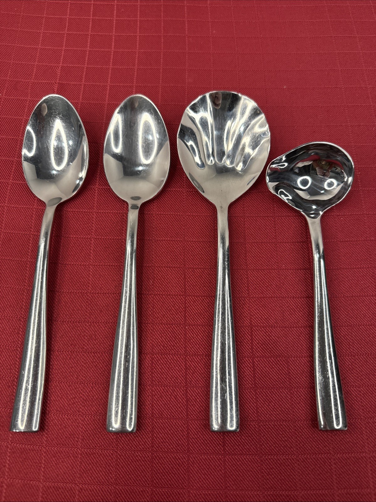 SOHO Forged 18/0 Stainless By Artisanware Set Of Serving Pieces Heavyweight