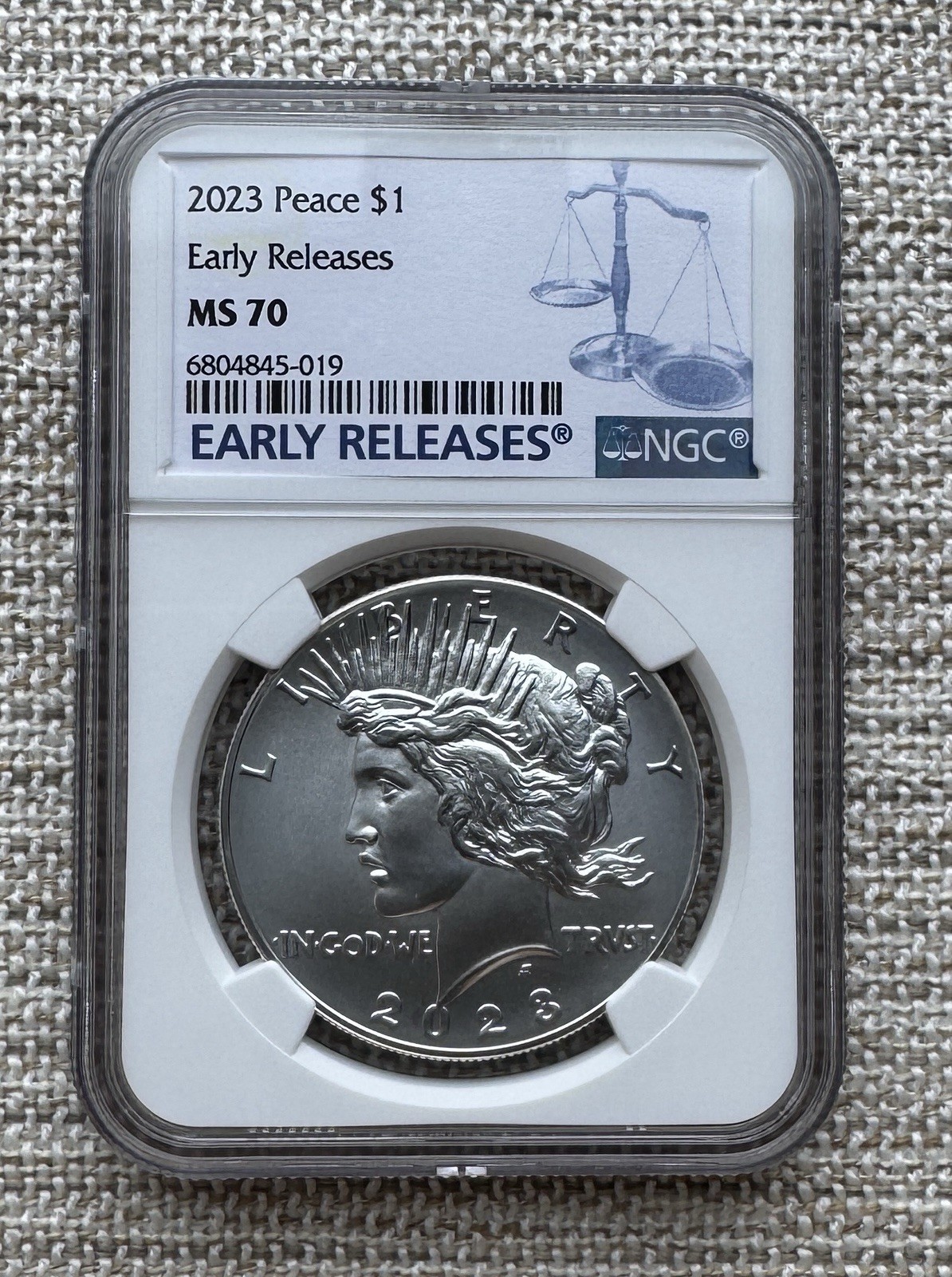 2023 Peace Silver Dollar $1 NGC MS70 Early Releases