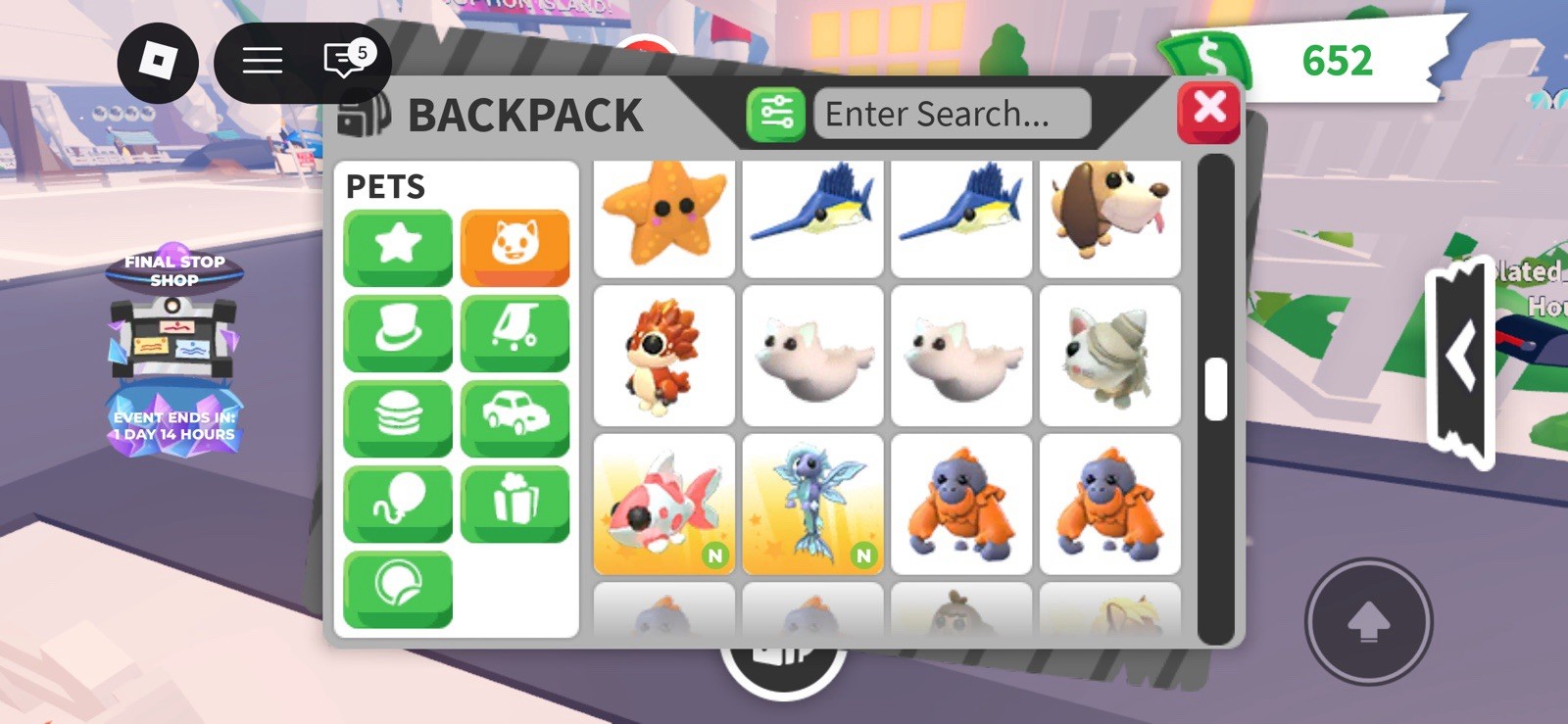 Adopt Me! Game Pets Collection