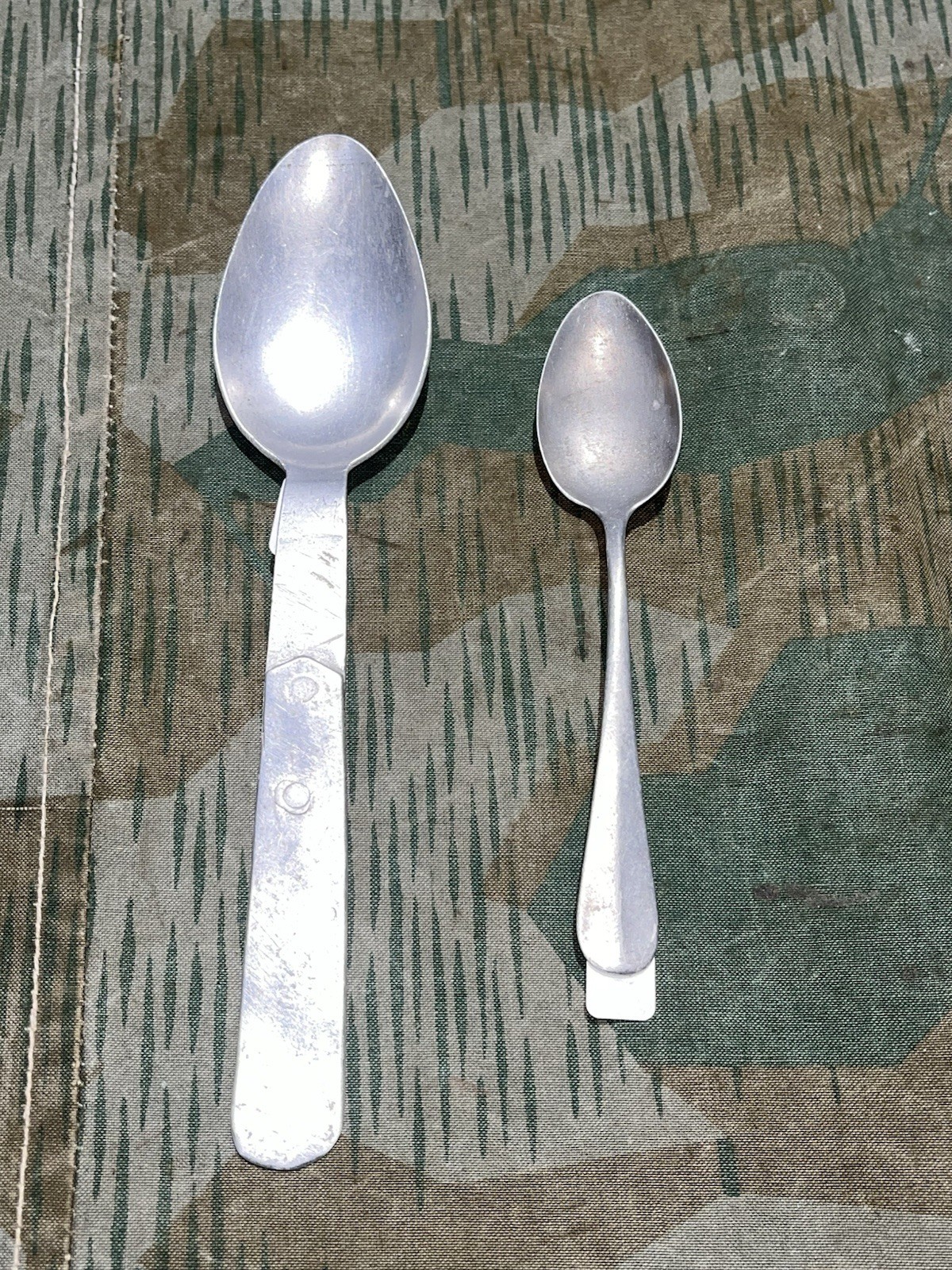 Original WW2 German Uniform / Field Kitchen Enlisted Cutlery Marked WAL 37