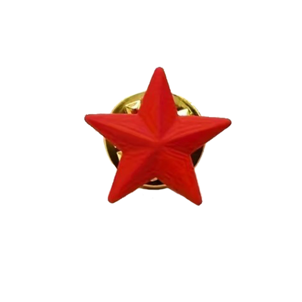 Star Pin Red Pin Red Star Badge Lapel Pin Button Emblem Lapel