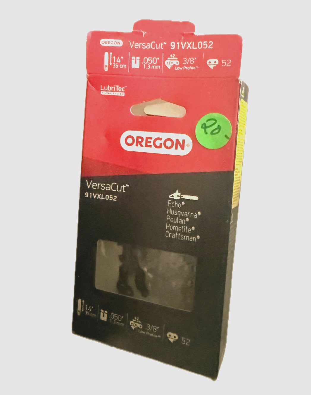 Oregon 91VXL52 VersaCut 3/8"Low Profile Saw Chain, .050" Gauge, 52 Drive Links