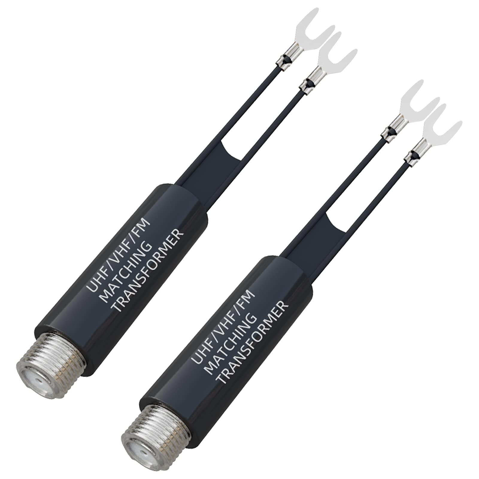 Goupchn Matching Transformer 2 Pack 75 Ohm to 300 Ohm Converter Nickel Plated