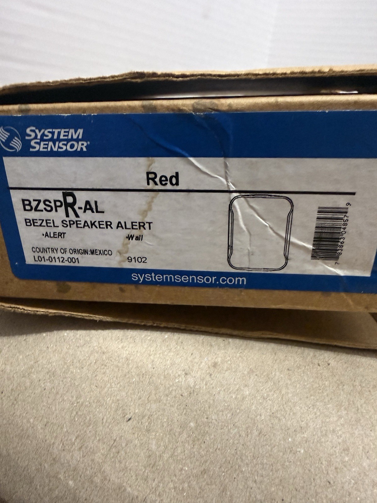 System Sensor BZSPR-ALBEZEL SPEAKER ALERT ￼