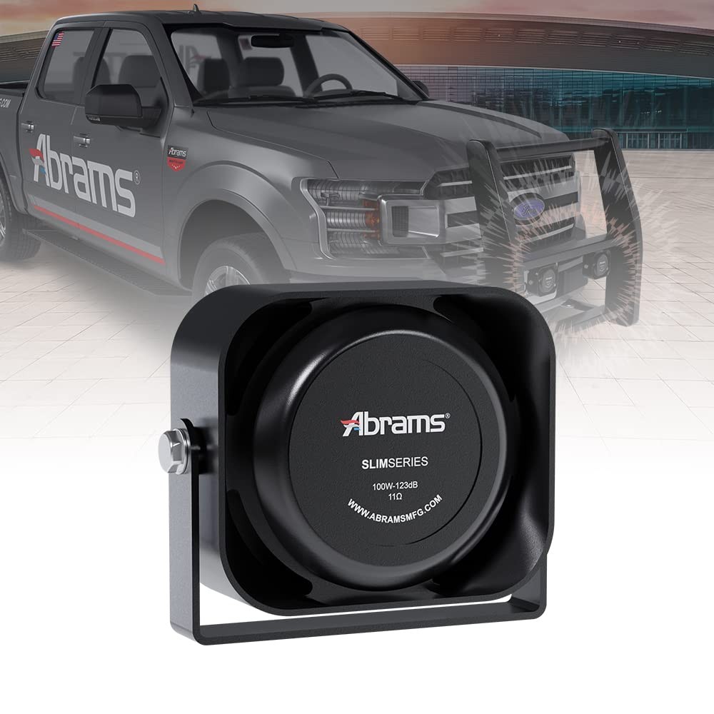 ABR-S100 Compact 100W Siren Speaker High Performance (Capable with Any 100W S...