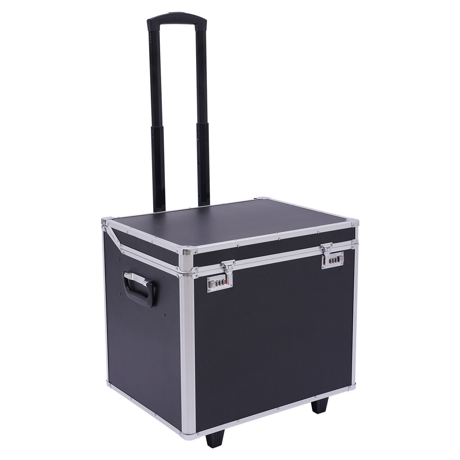 Portable Fireproof Document File Organizer Box Storage Filing Cabinet Safe Box