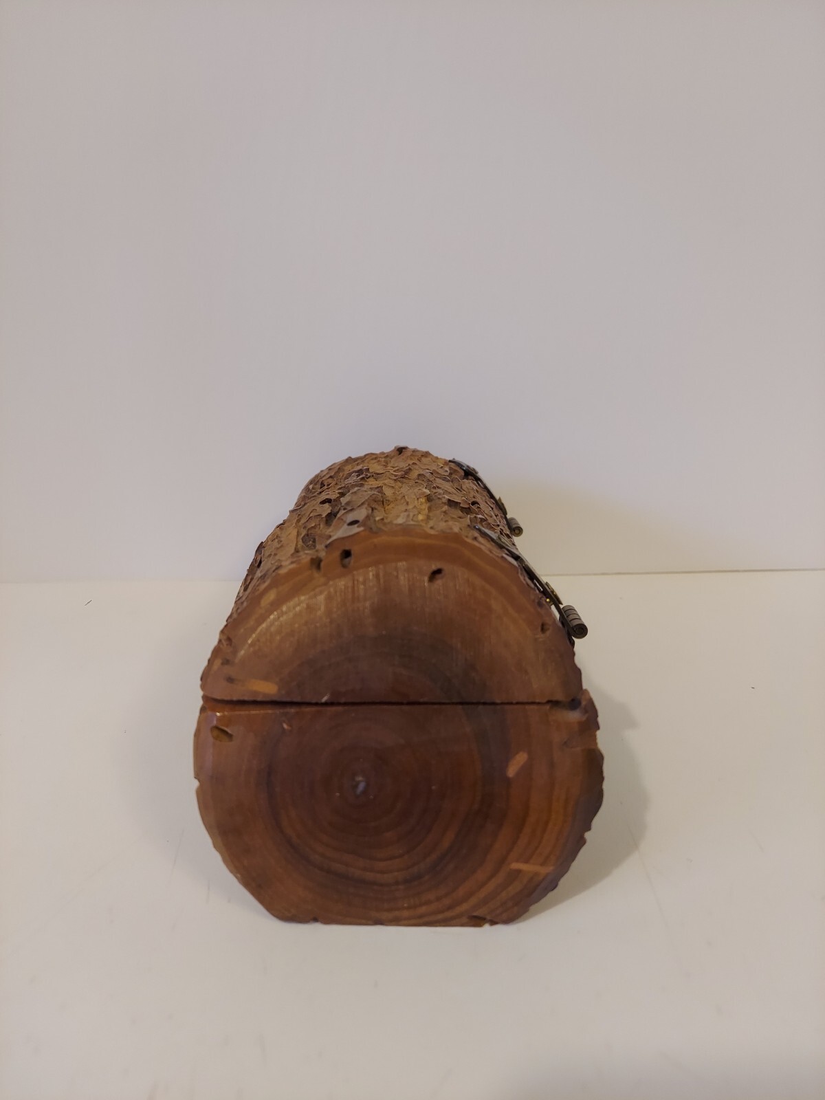 Unique Handmade Wormwood Trinket Box Hinged Lid