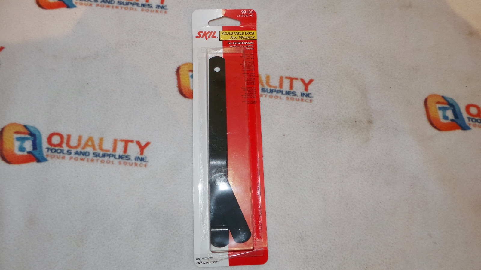 New SKIL 99100 7" Adjustable Grinder Spindle Lock, Nut Wrench Made in USA