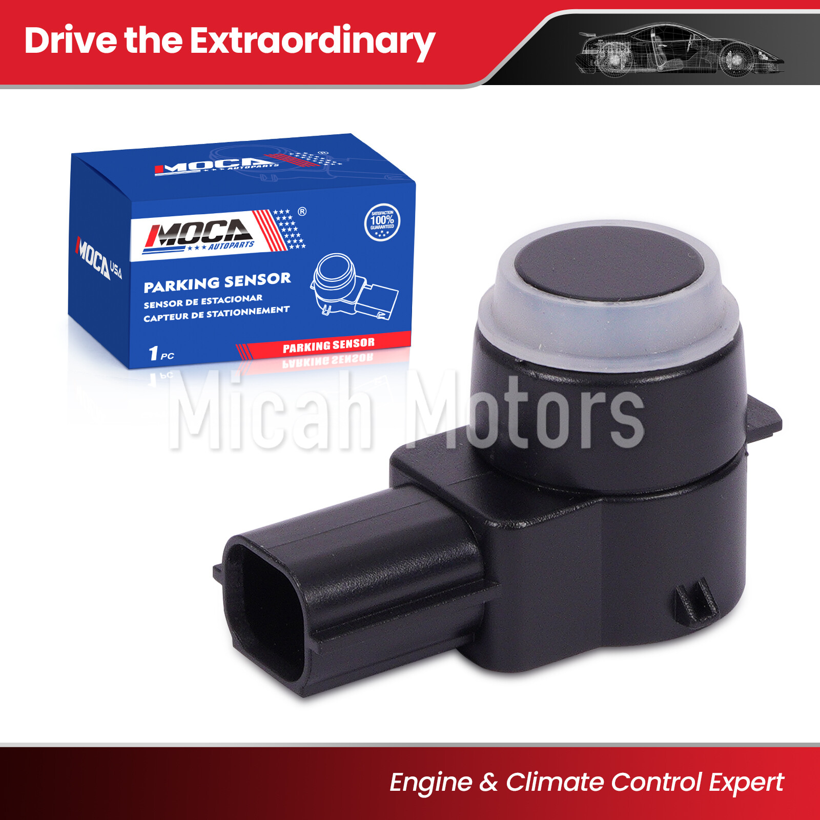1x Front or Rear Parking Assist Sensor Fit Buick Cadillac Chevrolet Equinox GMC