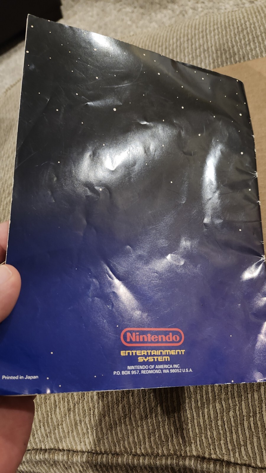 Nintendo NES Entertainment System Control Deck Instruction Manual 1986