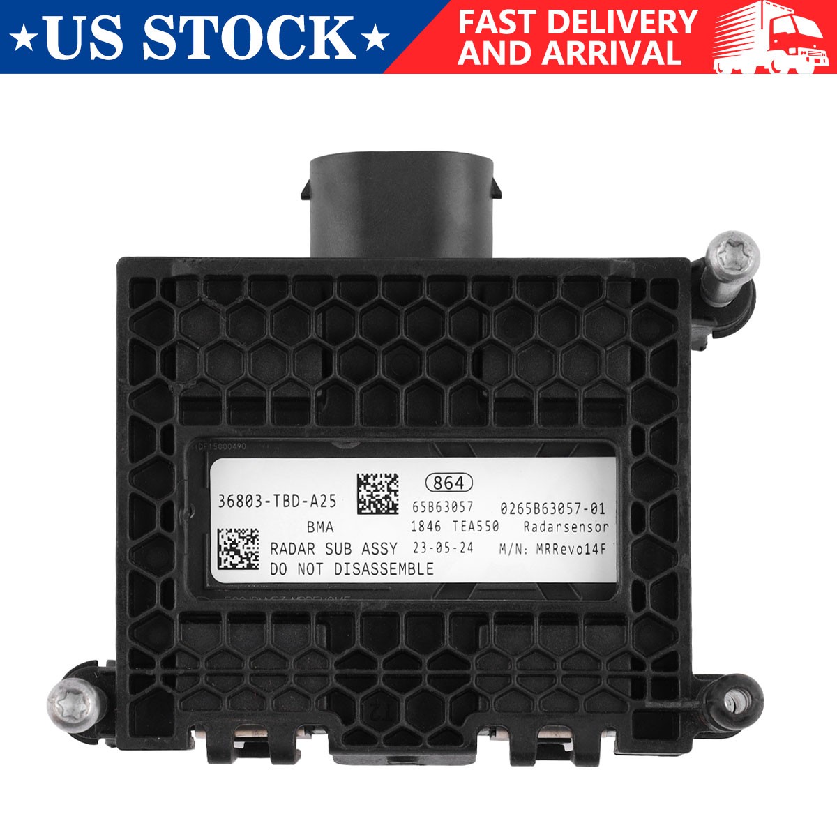 OEM Front Radar Cruise Control Sensor For 2019-2021 Honda Civic 36803-TBD-A25~