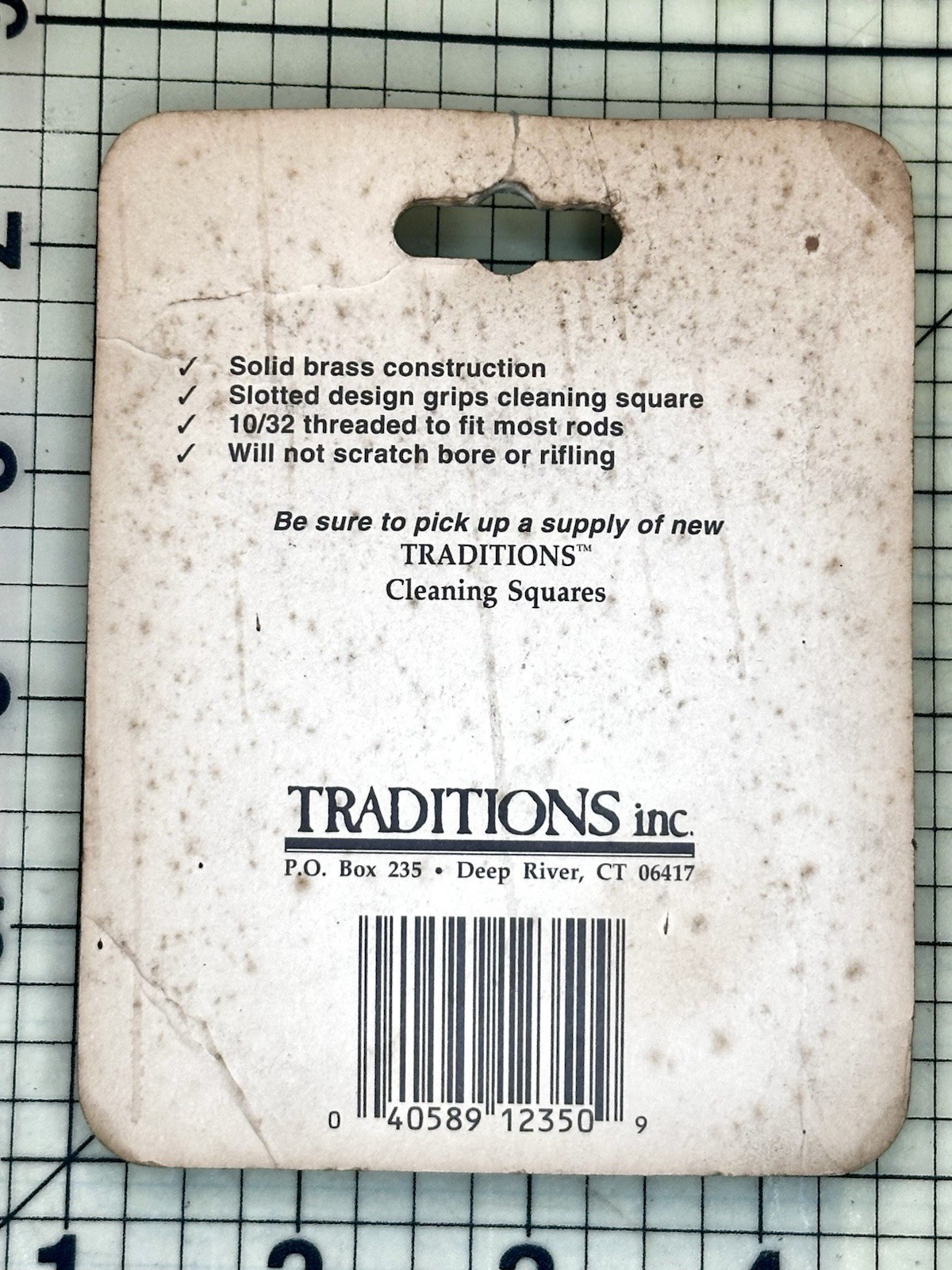 45 50 54 Cal Brass Slotted Cleaning Jag 10-32 Flintlock Percussion Muzzleloader