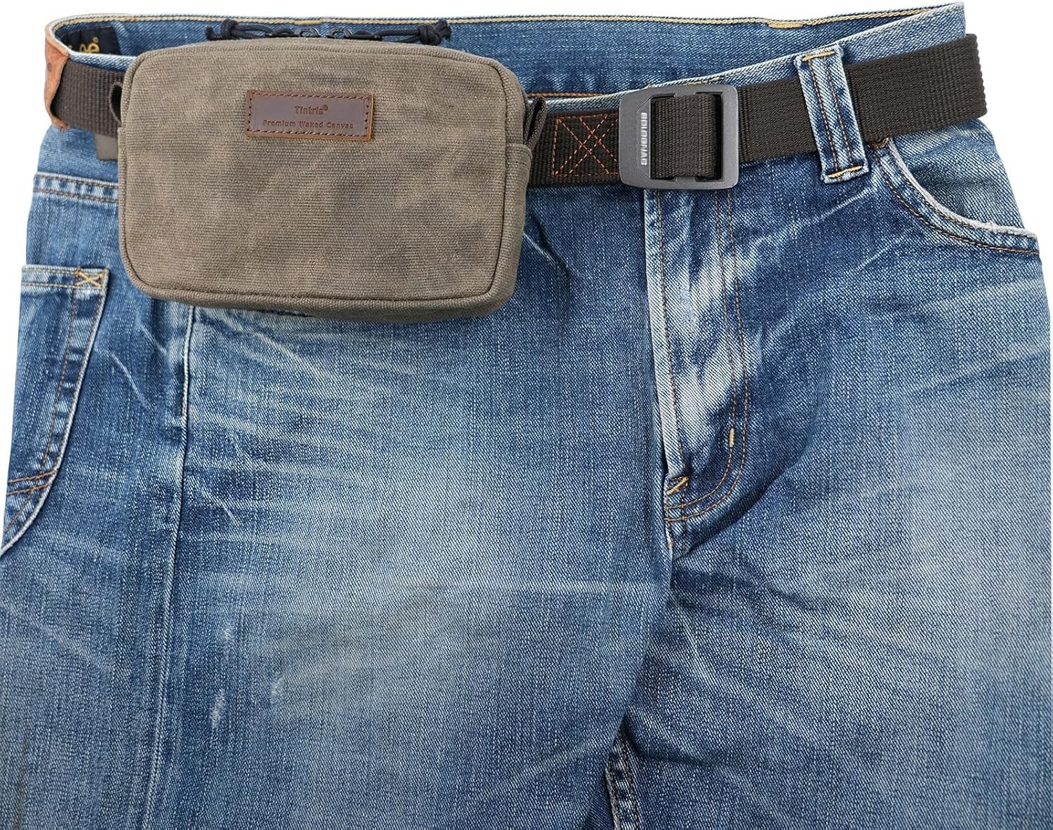 EDC Belt Zipper Pouch For Men Women YKK Zippers EDC Tactical Pouch Waist Bag