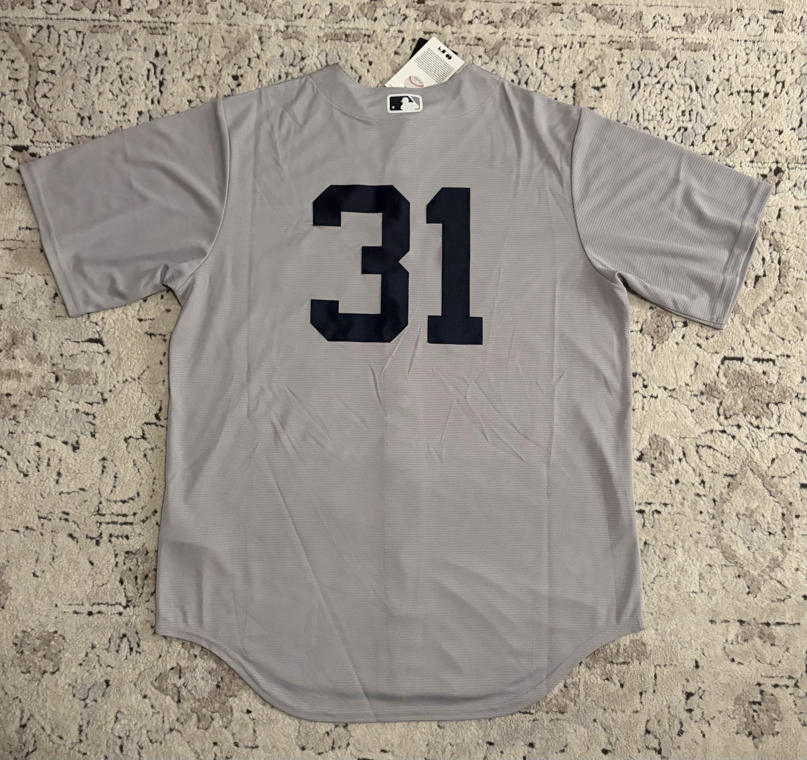 Nike Authentic New York Yankees Cam Schlittler #31 MLB Gray Jersey Men’s Size: M