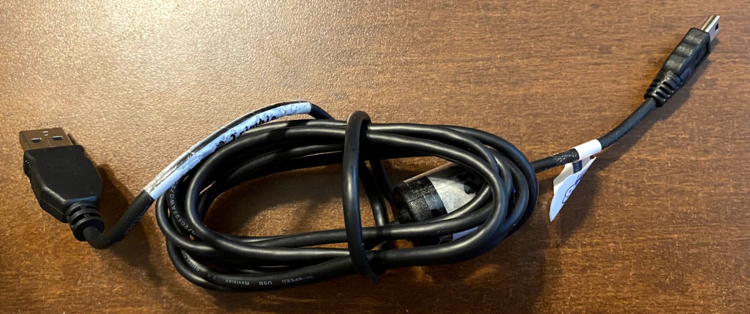 Trimble GEO6000 GEO7X USB Data Cable (1.8m, Type-A to Mini-B) Part # 88015-00