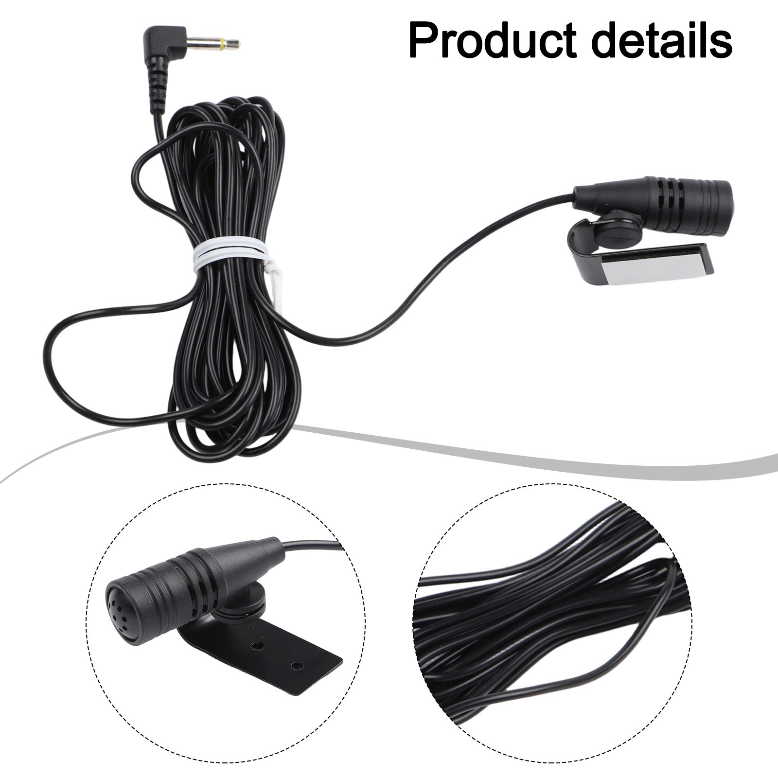 Car Ceiling Microphone Anti Noise Capability External Microphone Assembly
