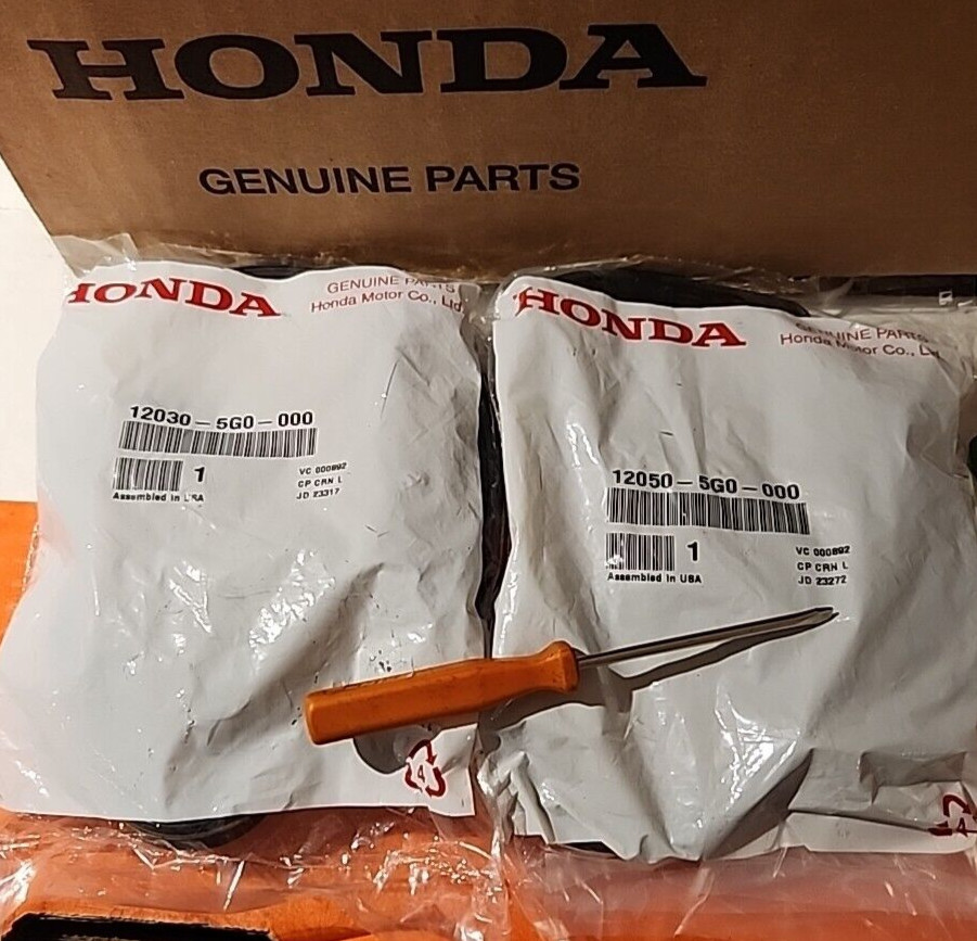 Honda Genuine OEM Valve Cover Gasket KITS V6 FRONT/REAR NEW SEALED 13-21