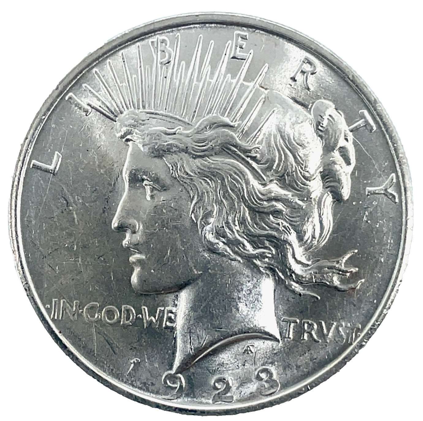 1923-D Denver Mint Peace Dollar Choice BU-Unc. 90% Silver $1 US Coin # 361