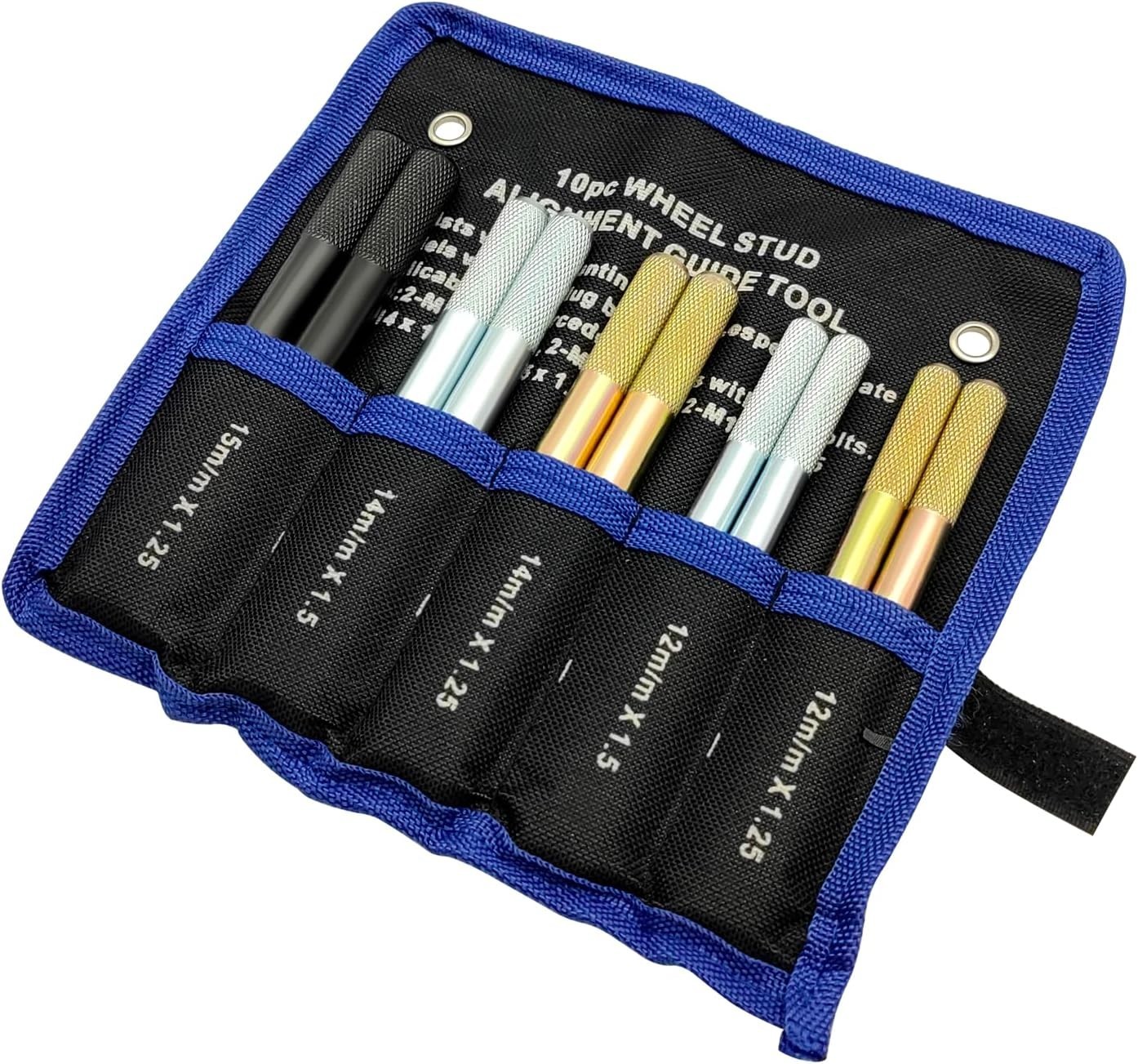 10PC Wheel Alignment Pin Set - Durable Guide Tool for Safe Tire Changes