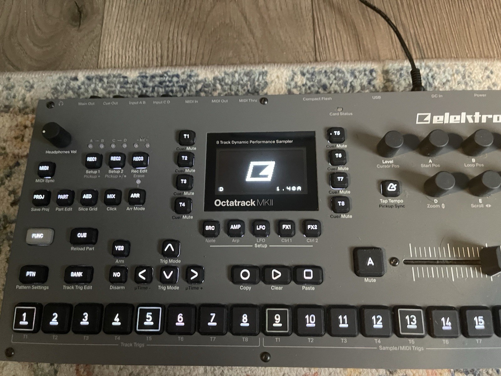 Elektron Octatrack MKII Dynamic Performance Sampler Gray