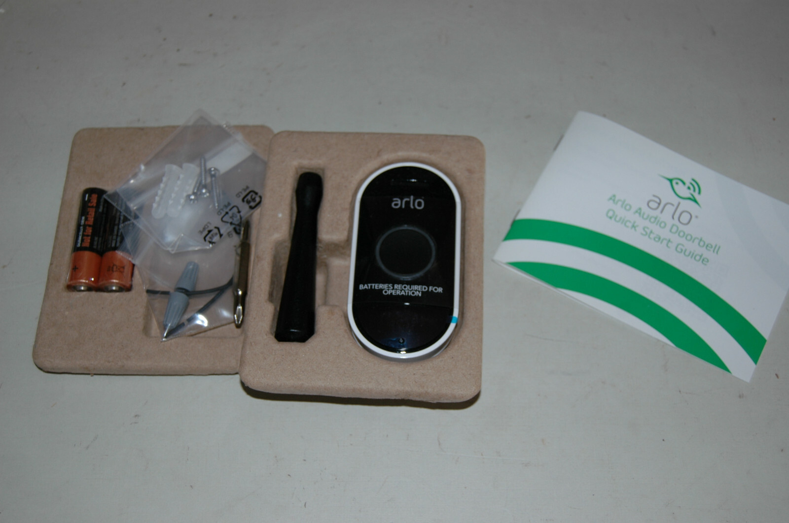 Arlo Audio Doorbell AAD1001 - New Open Box