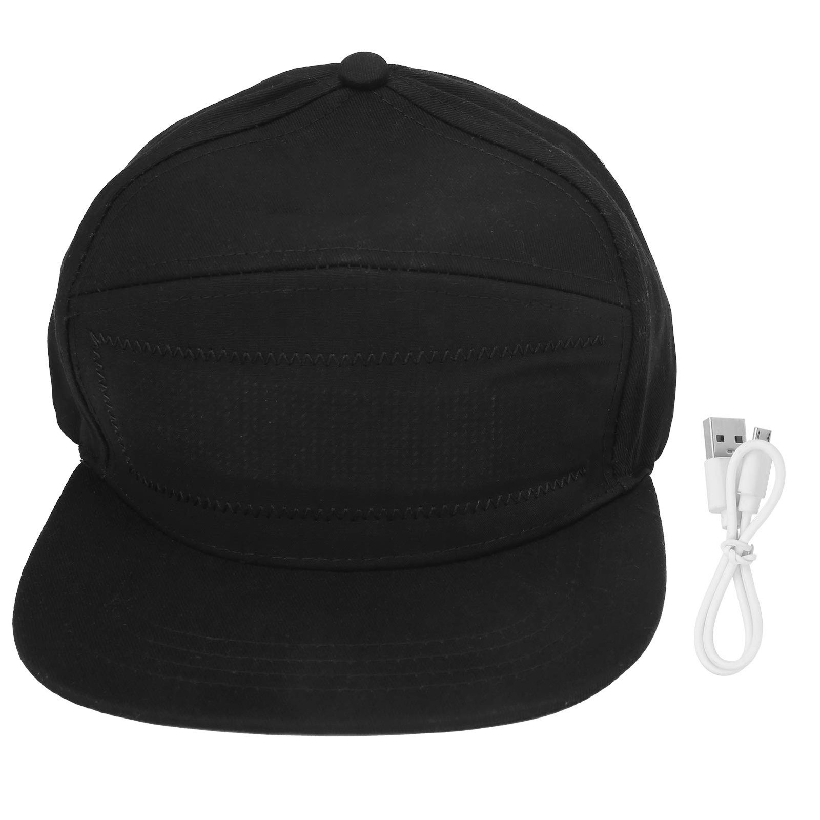 LED Hats, Rechargeable Editable Cool LED Display Supports Bluetooth Connect A...