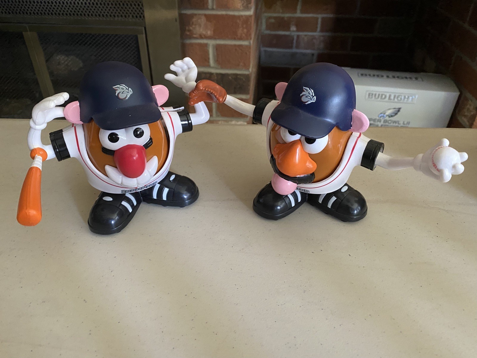 Lehigh Valley IronPigs Mr Potato Head Figure Lot of 2 SGA Philadelphia Phillies
