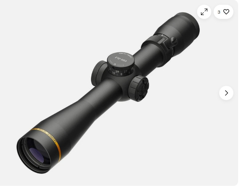 New Leupold VX-4HD 3-12x40 CDS-ZL2 FireDot 30mm Tube Black Riflescope 185453