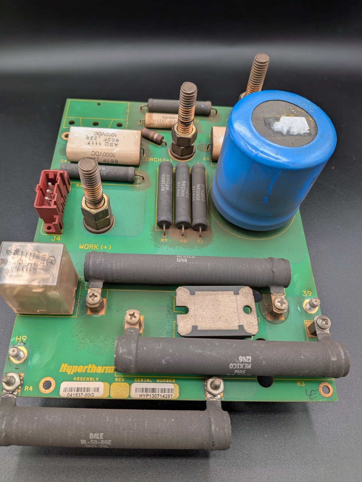 Hypertherm HPR.    P/N 041837   I/O surge board.    USED.   FREE SHIPPING