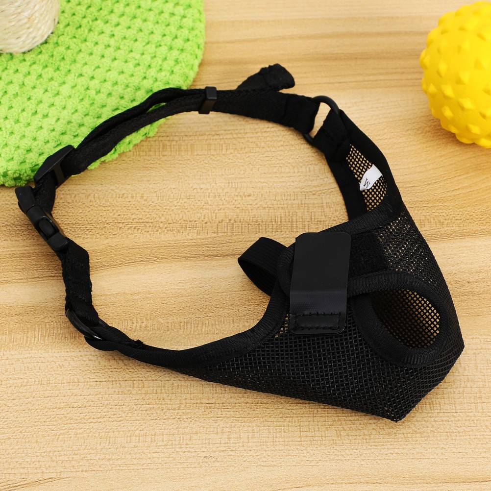 Short Snout Dog Muzzle Breathable Muzzles Adjustable for Grooming