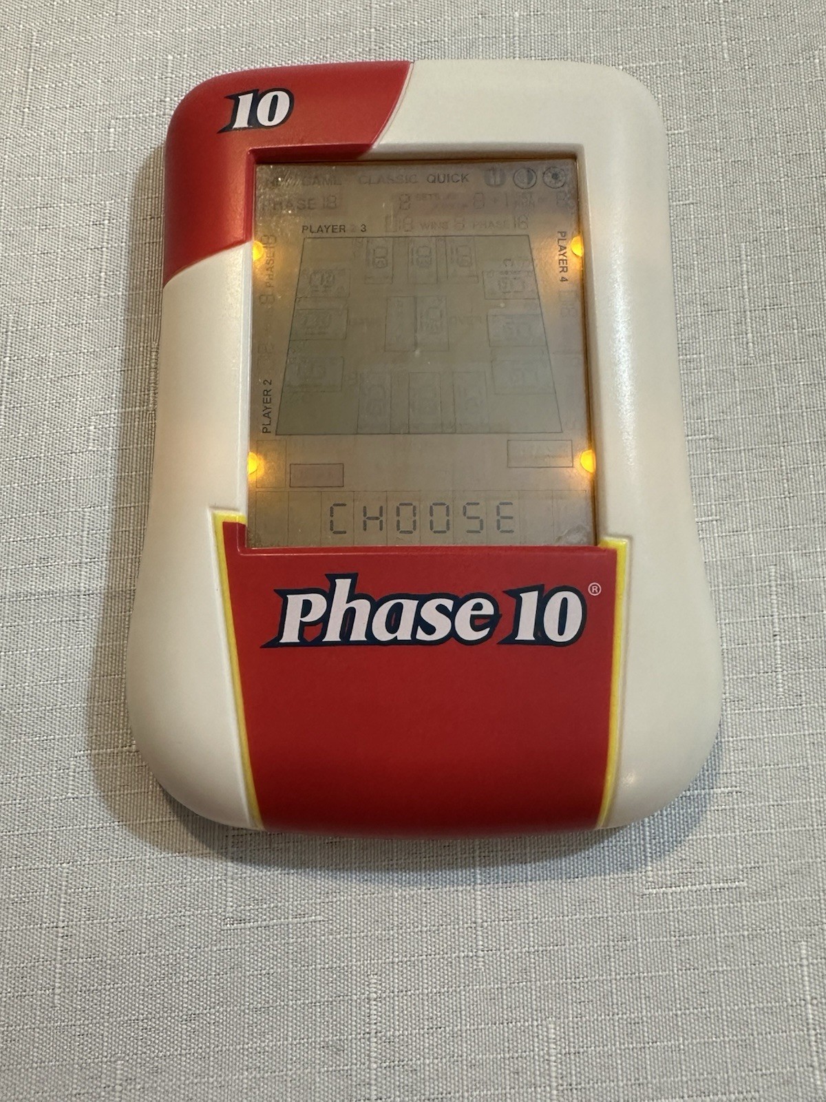 2008 Phase 10 Electronic Handheld Game Techno Source Tested Working w/ Stylus