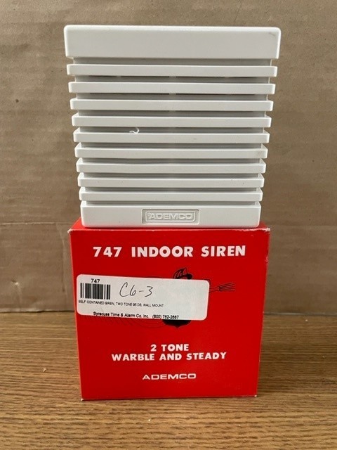 747 ADEMCO HONEYWELL INDOOR SIREN