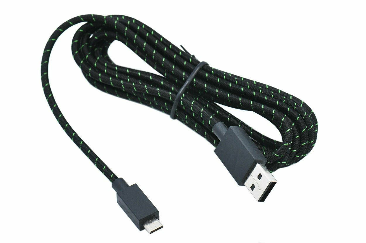 9ft Braided Micro USB Charging Cable For Microsoft Xbox One Elite Controller