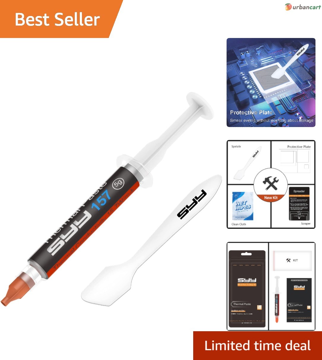 Carbon Formula Thermal Paste 5g with Toolkit for CPU/GPU Cooling
