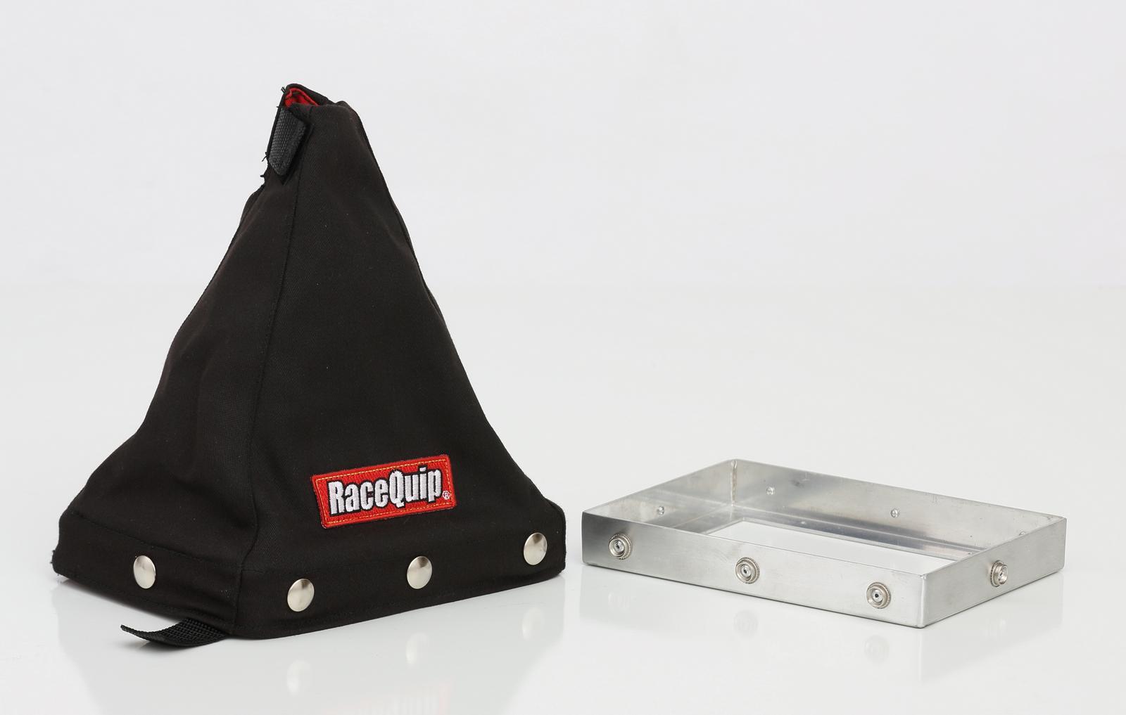 RaceQuip Fire-Retardant Shifter Boot w/ Mounting Base Plate | 871003RQP 871003RQ