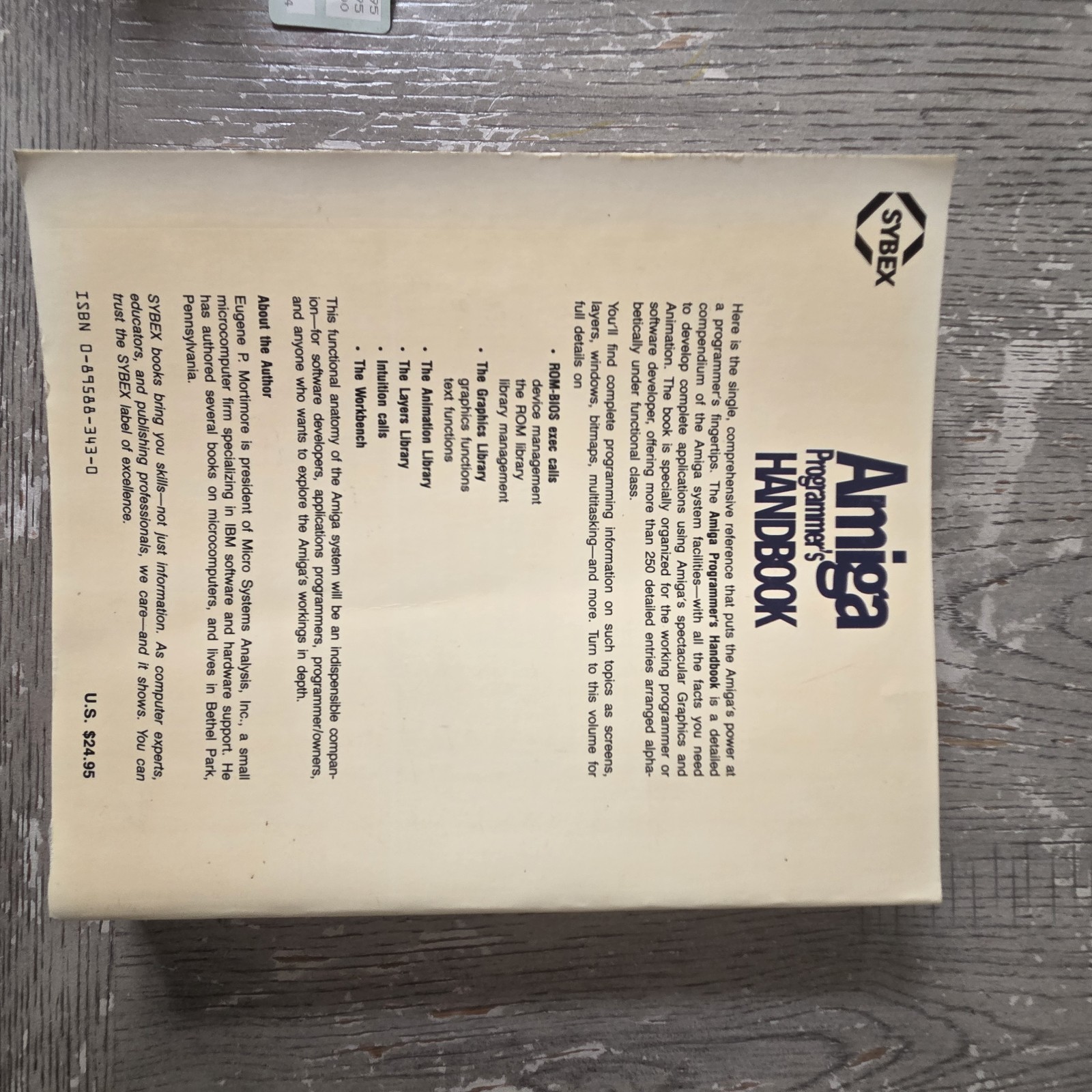 Commodore-Amiga Vintage Amiga ROM Kernel & Hardware Reference Manual Lot Rare