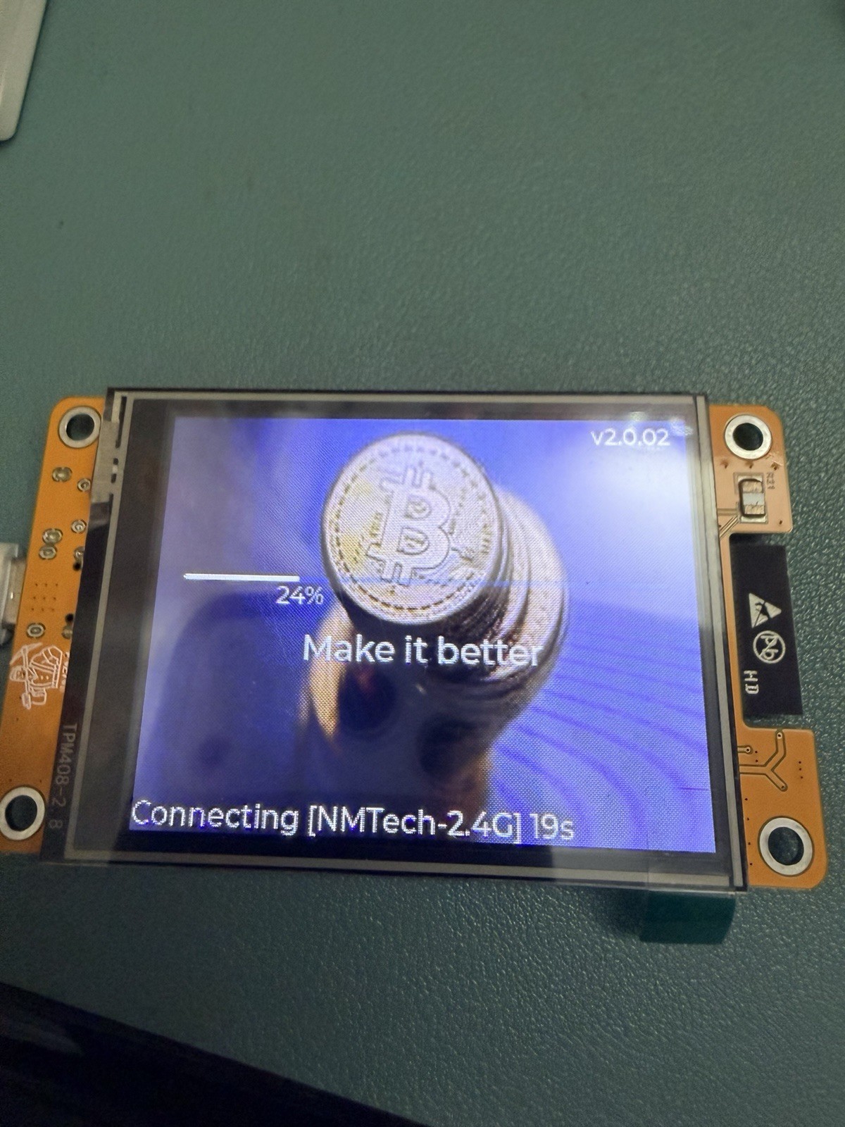 Bitcoin Miner ESP32 Development Board with 2.8" Touch Screen