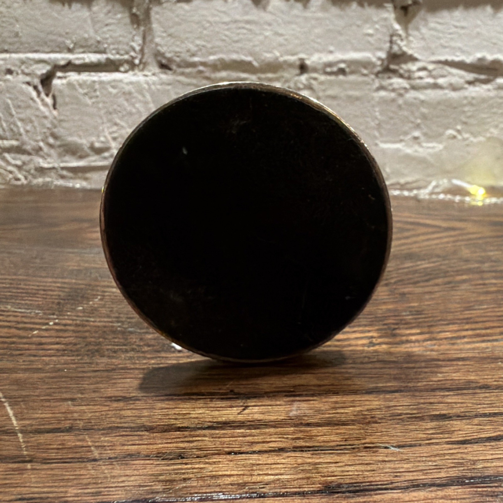 Small Rotating Tabletop World Globe w/ Built-In Clock, Gold Metal Base