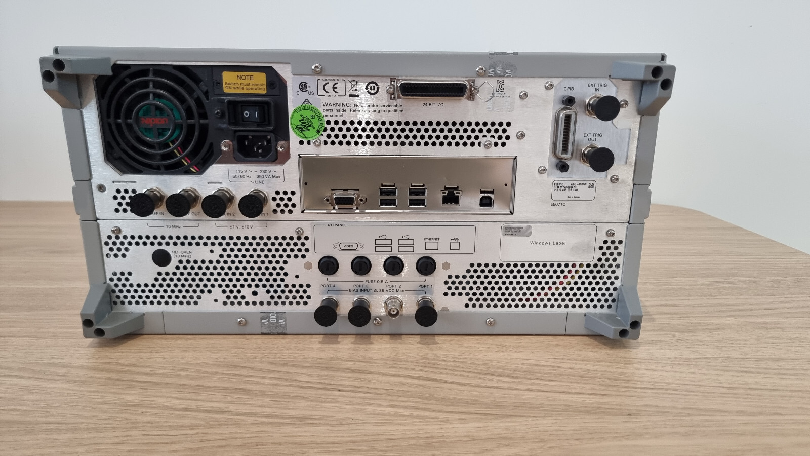 AGILENT KEYSIGHT E5071C 4D5 + options 019-TDR-UNQ - VNA