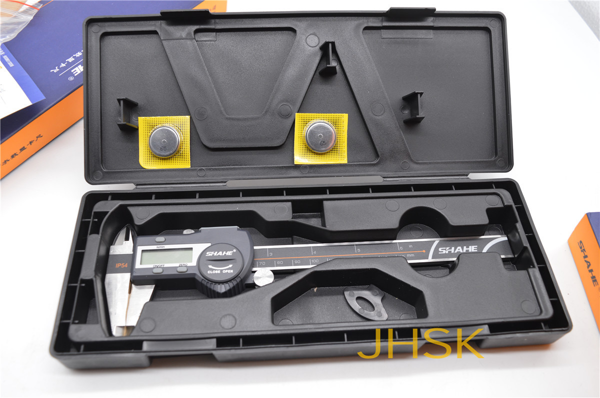 LCD Electronic Digital Gauge Stainless Vernier Caliper 150mm 6 inch Micrometer