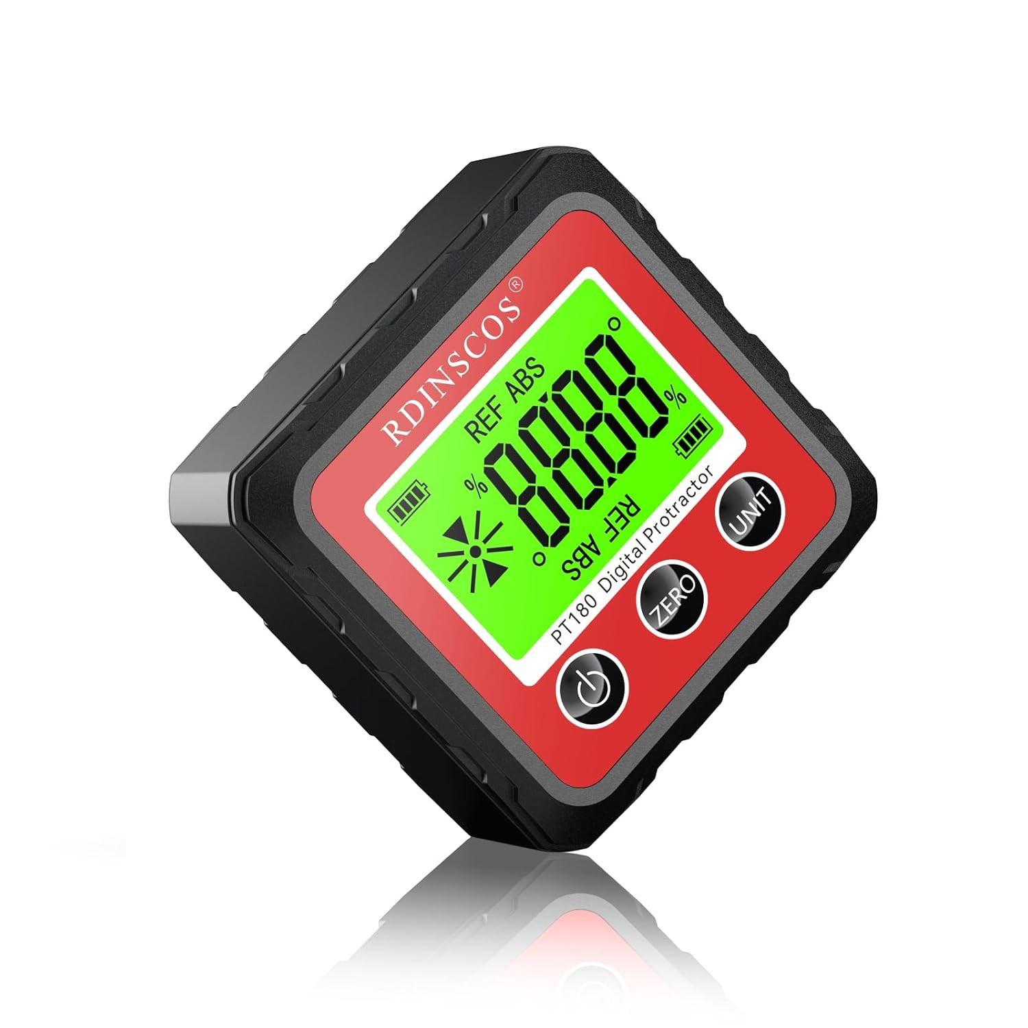Rechargeable Angle Meter Magnetic Angle Gauge 4-Side Strong Magnetic Level Bo...