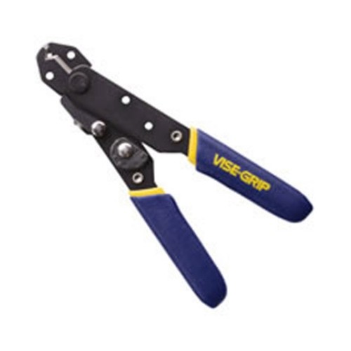 Vise-Grip 2078305 5" Adjustable Wire Stripper/Cutter w Textured Grips, 10-20 AWG