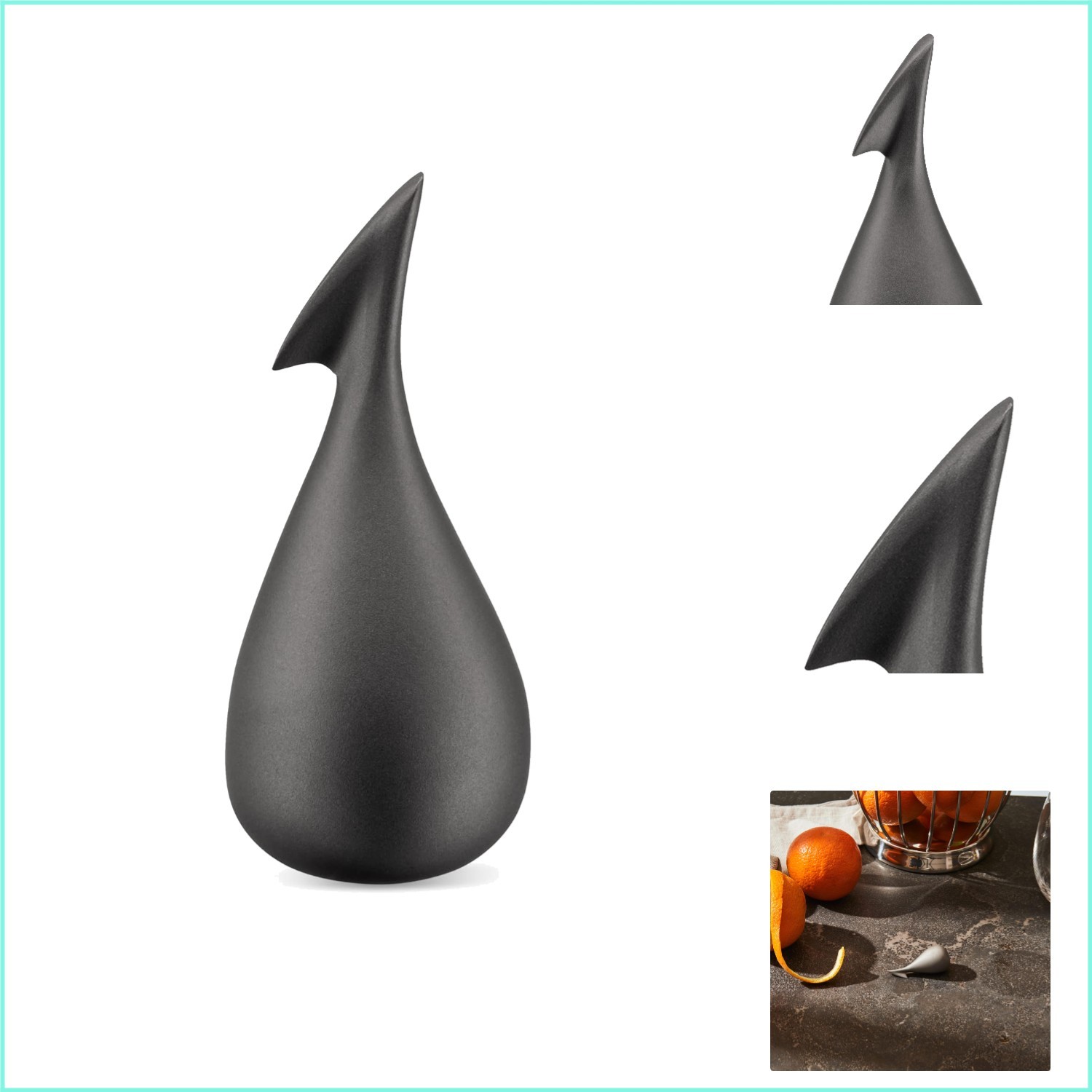 Luxurious Ergonomic Citrus Peeler – Designer Stainless Steel Kitchen Tool