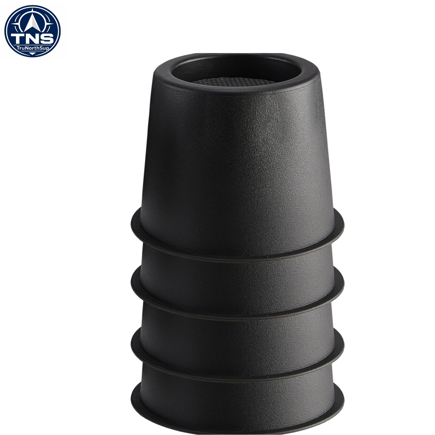 3 Inch Bed Risers Heavy Duty Black 4 Pack Non-Slip Support Up to 550 lbs