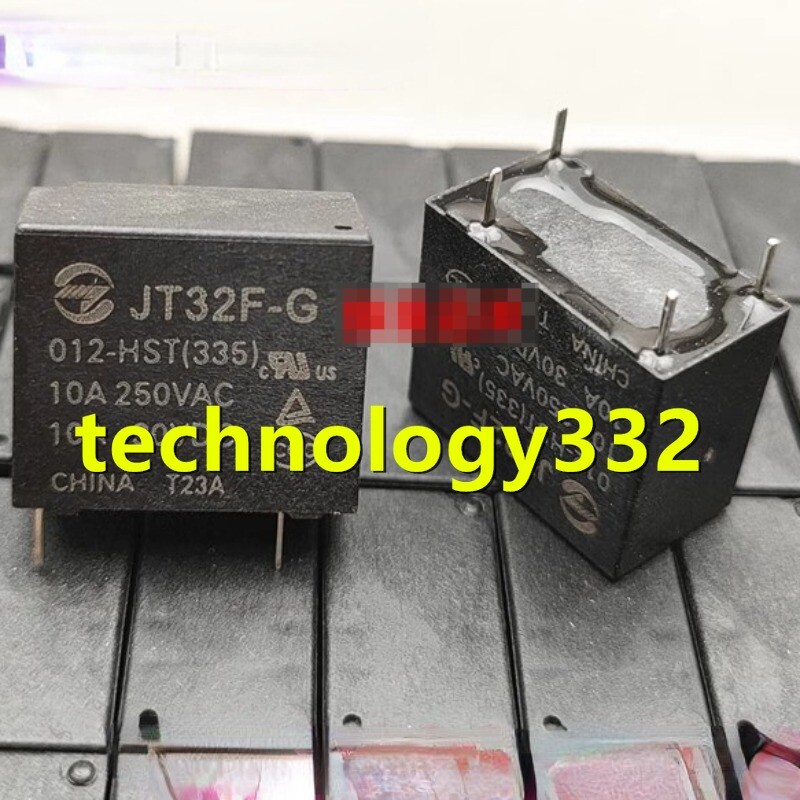 10PCS NEW  JT32F-G 012-HST 10A 12VDC relay #CL
