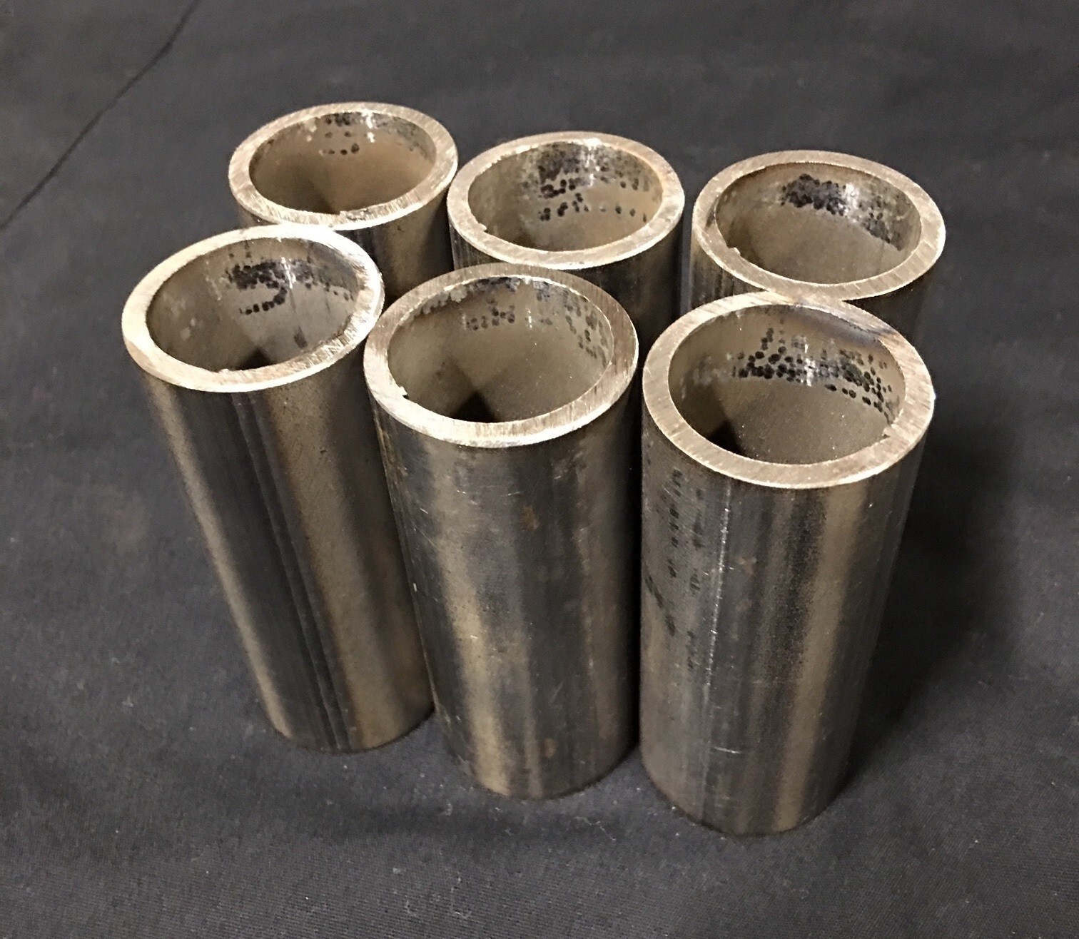 Steel Target Dueling Tree Pivot Tubes DIY Kit 6pc 3” TUBES ONLY 1" ID 1.25" OD