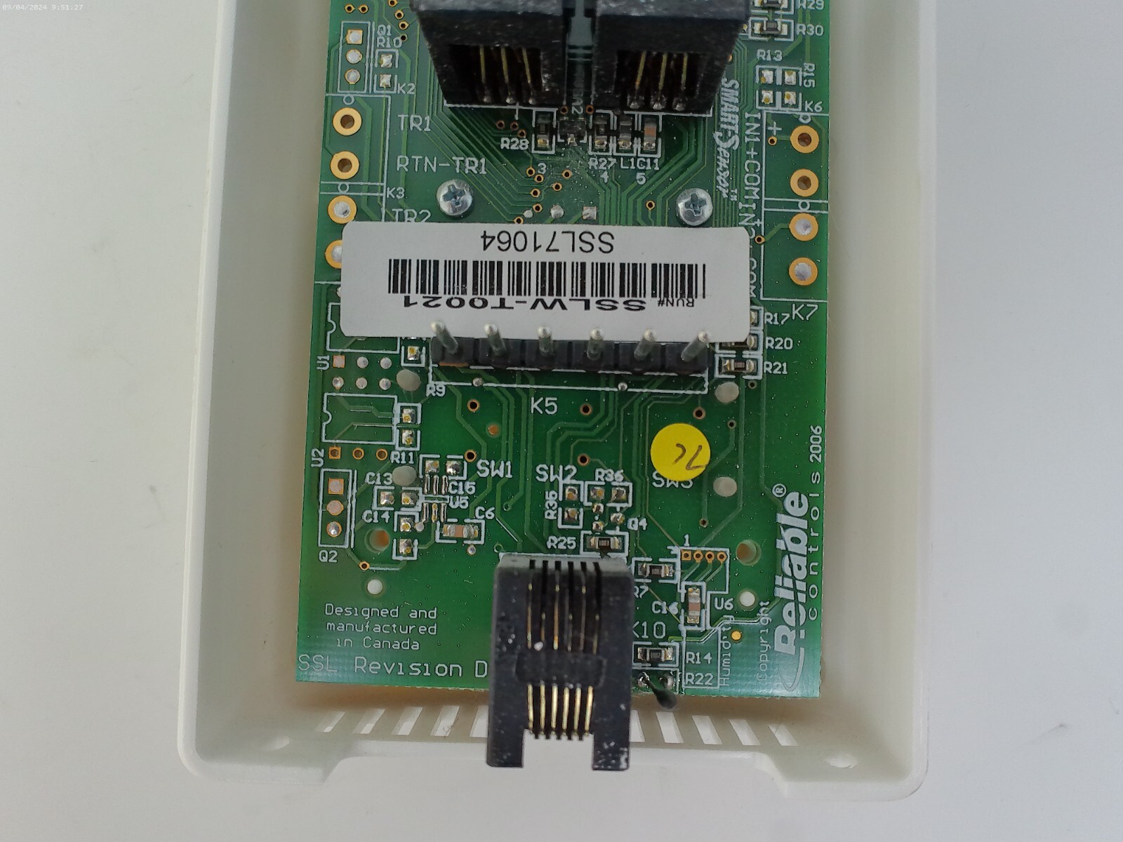 The Reliable Controls SMART-Sensor LCD SSL