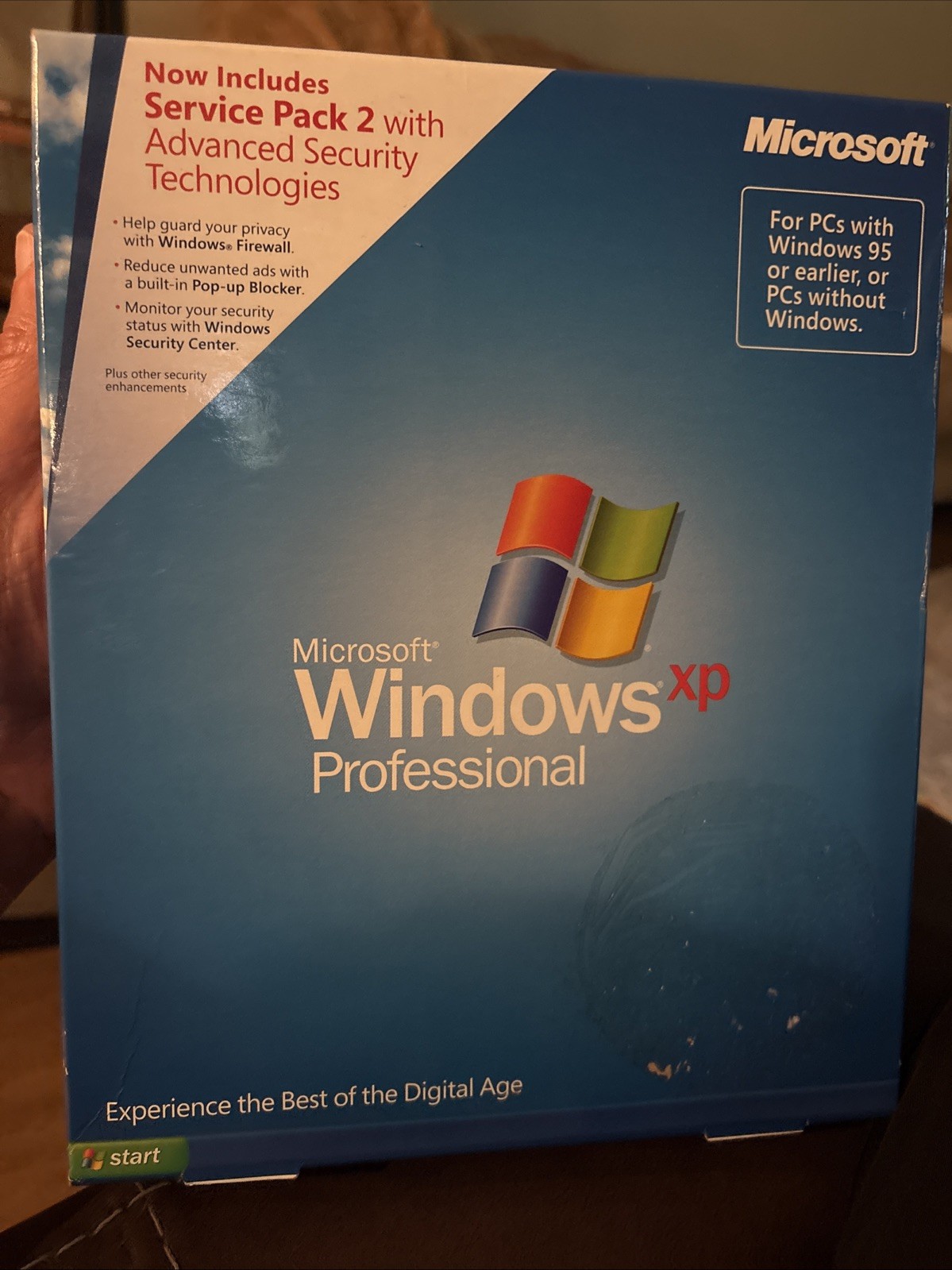 Microsoft Windows XP Professional w/SP2 Full English Retail MS WIN PRO =SEALED=